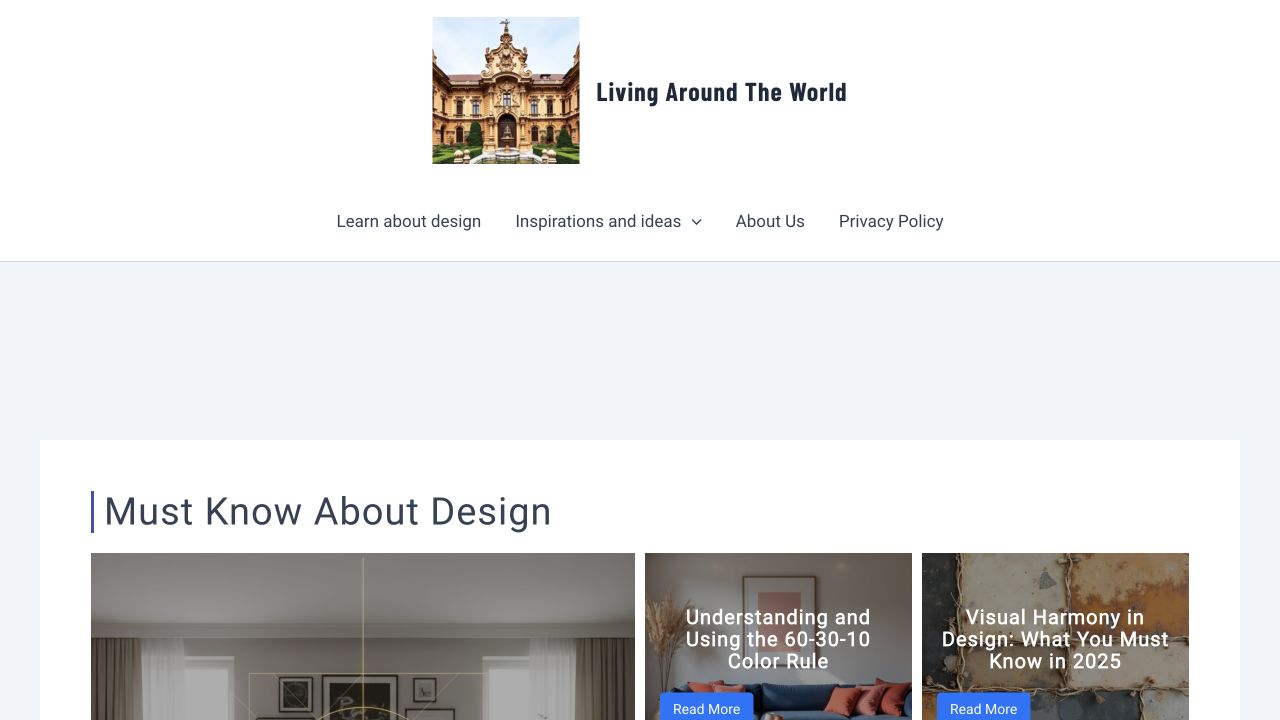 Homepage preview for Living Around The World
